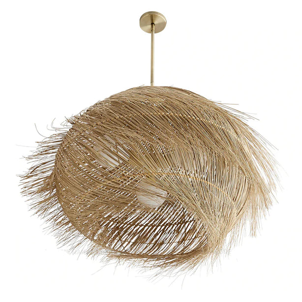 Straw Pendant Light
