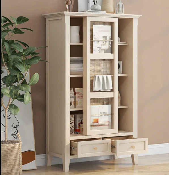 Ivy Rattan Storage Cabinet