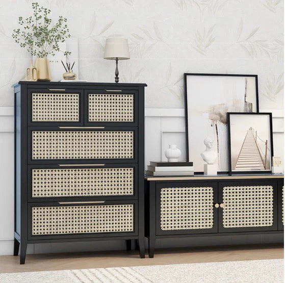 Ivy Rattan TV Console
