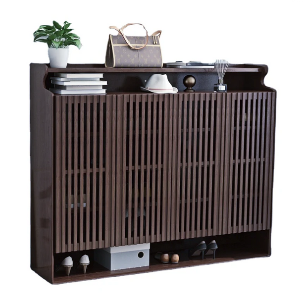 Walnut Shoe Cabinet