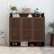 Walnut Shoe Cabinet