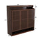 Walnut Shoe Cabinet