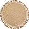 Round Tassel Jute Rug