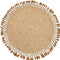 Round Tassel Jute Rug