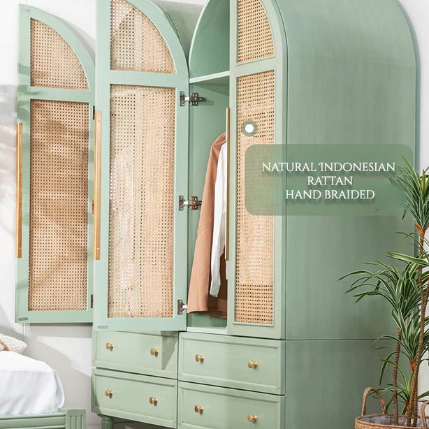 Ivy Rattan Wardrobe