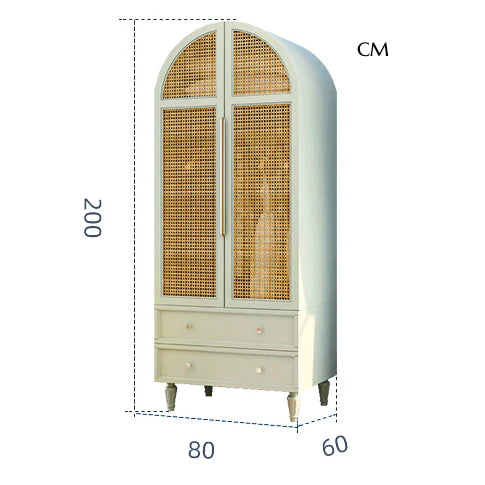 Ivy Rattan Wardrobe