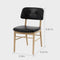 Square Roots Leather Chair