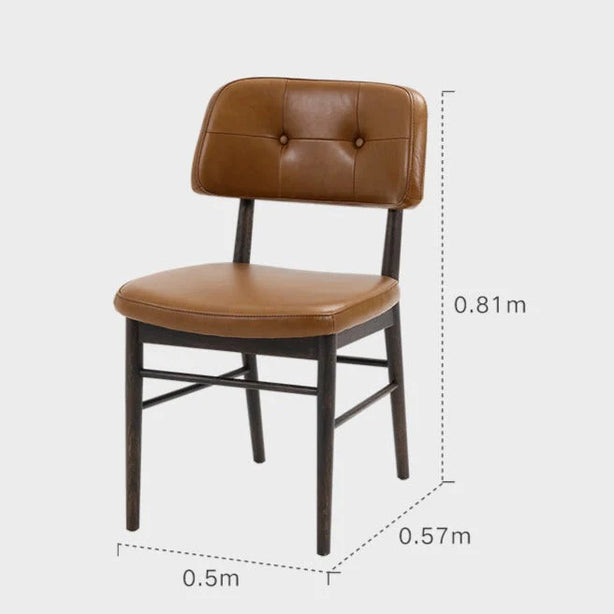 Square Roots Leather Chair