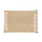Rectangular Tassel Jute Mat