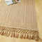 Rectangular Tassel Jute Mat