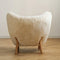 Bouclé Wingback Chair