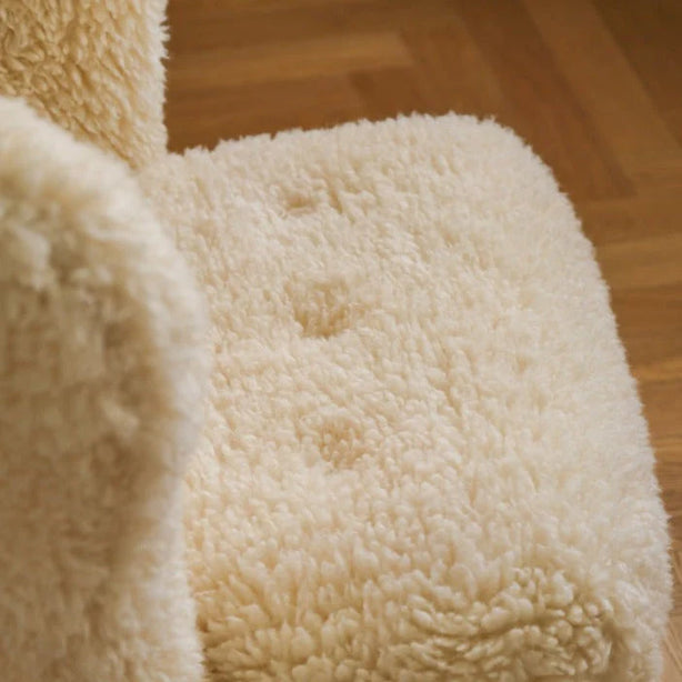 Bouclé Wingback Chair