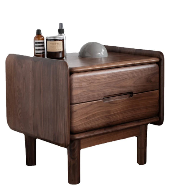 Walnut Bedside Table