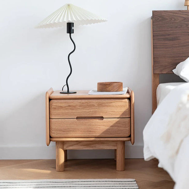 Walnut Bedside Table