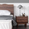 Walnut Bedside Table