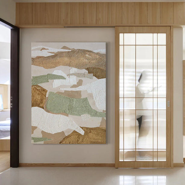 Wabisabi Textured Painting