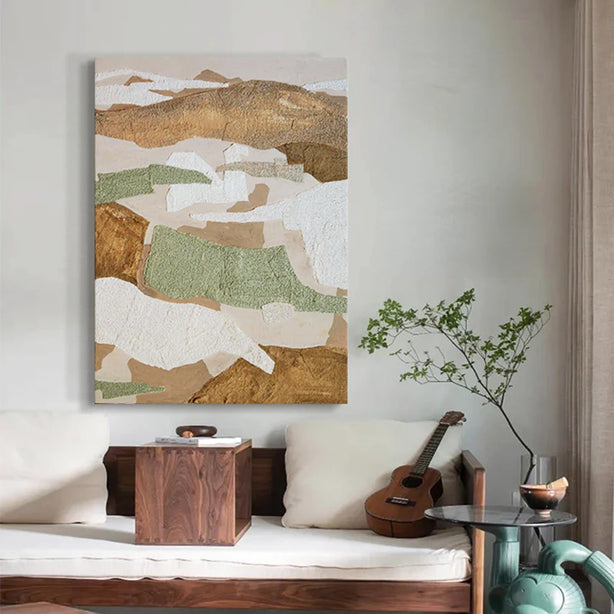 Wabisabi Textured Painting