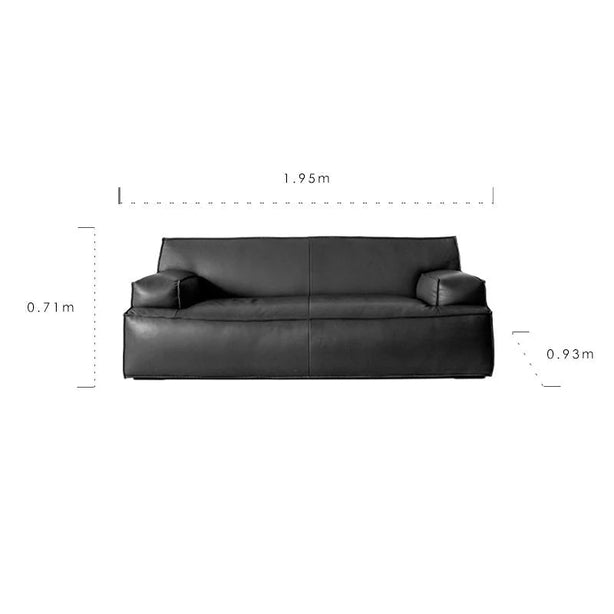 Marco Cowhide Leather Sofa