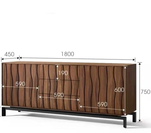 Walnut Credenza