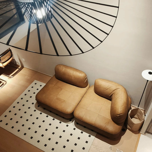 Cowhide Modular Sofa