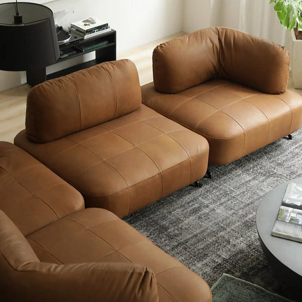 Cowhide Modular Sofa