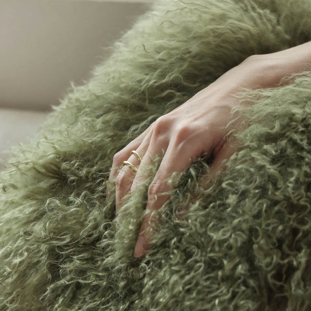 Fur Accent Cushion