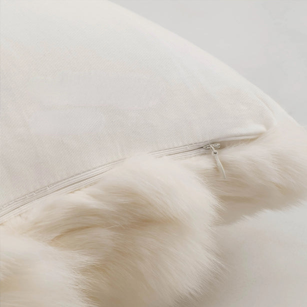 Fur Accent Cushion