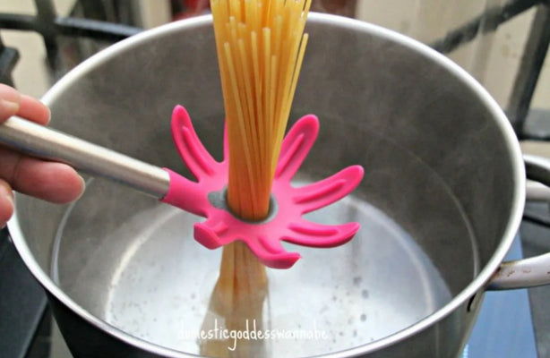 Silicone Pasta Claw - Stainless Steel Handle