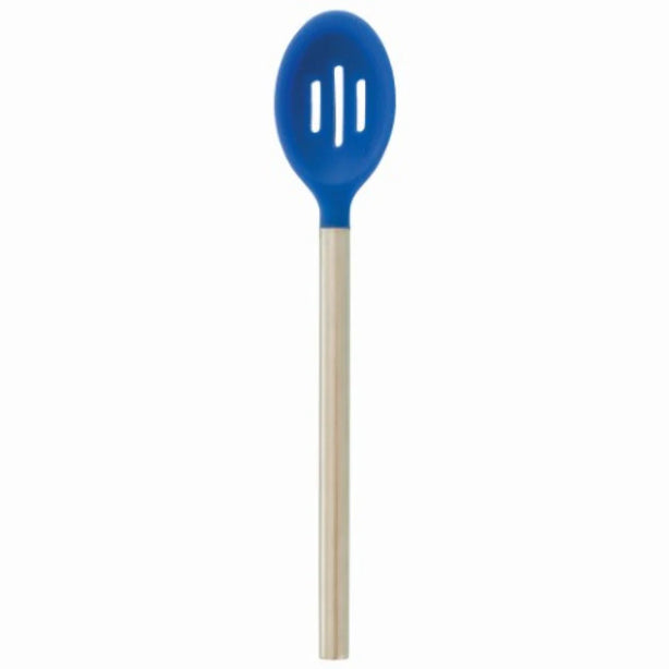 Silicone Slotted Spoon - Stainless Steel Handle