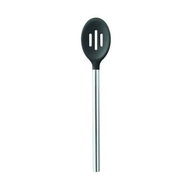 Silicone Slotted Spoon - Stainless Steel Handle