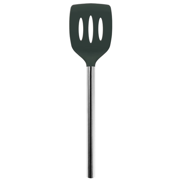 Silicone Slotted Turner with Stainless Steel Handle
