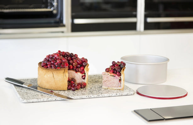 PushPan Deep Round Cake Pan - Anodised Aluminium