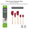 Flex-Core® Wood Handled Silicone Spatula Set of 5