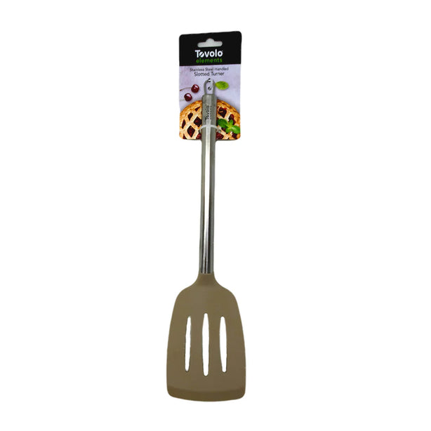Elements Stainless Steel Handled Slotted Turner
