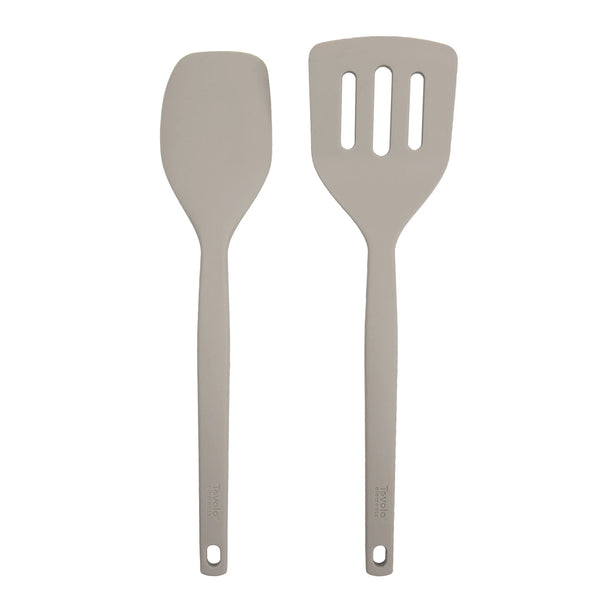 Elements All Silicone Spatula/Slotted Turner - Set of 2