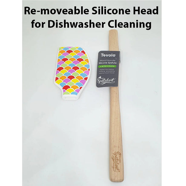 Spatulart Spatula - Classic Prints Conversion Spatula Wood Handle