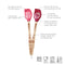 Tovolo Spatulart® Mini Spatulas Cupcake - Set of 2 Wood Handle