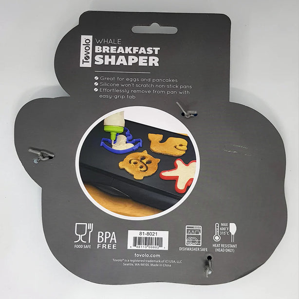 Silicone Breakfast Shaper - Whale
