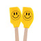 Tovolo Spatulart® Mini Spatulas Smiley Face - Set of 2 Wood Handle