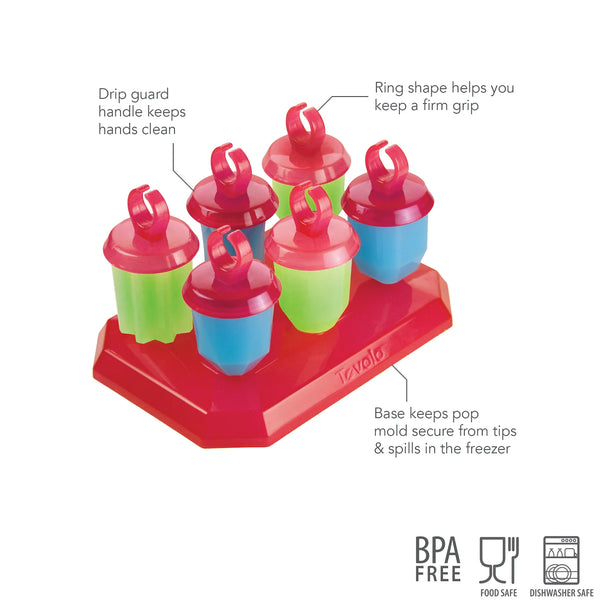 Popsicle Molds - Jewel Pop Set of 6