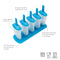 Popsicle Molds - Gem Pop Mold - Set of 5