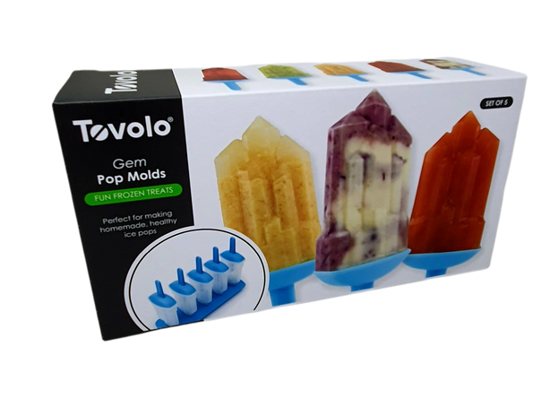 Popsicle Molds - Gem Pop Mold - Set of 5