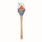 Spatulart Spatula - 1 in a Melon/Medi-Okra Spatula Wood Handle