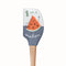 Spatulart Spatula - 1 in a Melon/Medi-Okra Spatula Wood Handle