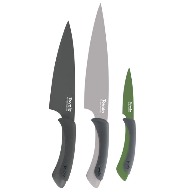 Comfort Grip Chef and Paring Knife Set of 3