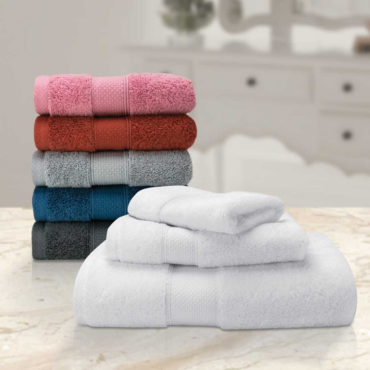 Cotton Towels Grand Patrician Towels Grand Patrician Quinn Towel, Crystal White – Robinsons Singapore