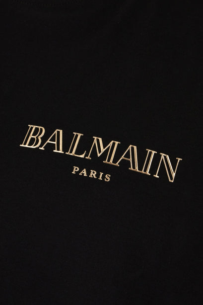 Black Cotton T-Shirt