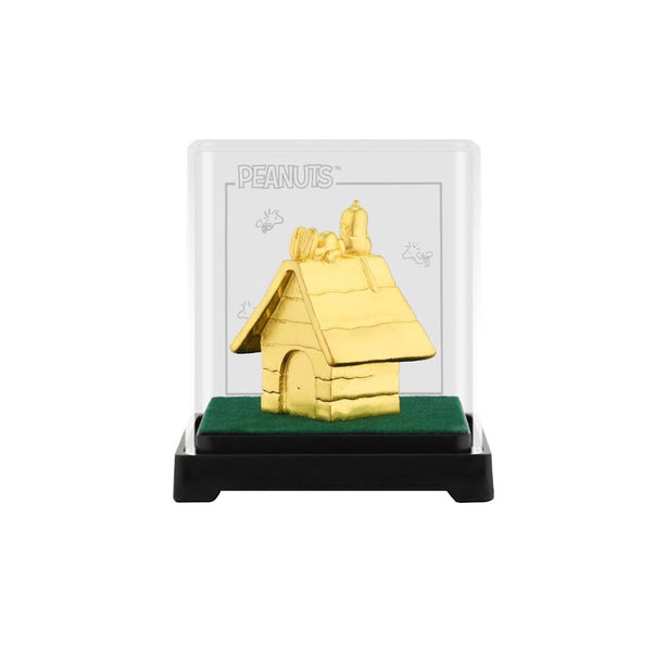 Peanuts Snoopy House Classic Collection 24K Gold Foil Mini Figure