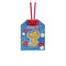 Peanuts Snoopy Standing Gold Foil with Blue Charm Bag