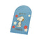 Peanuts Snoopy Standing Gold Foil with Blue Charm Bag